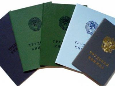 выдача трудовых книжек