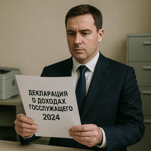 Представление декларации о доходах госслужащего за 2024 год Представление декларации о доходах госслужащего за 2024 год